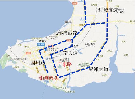 北海到涠洲岛的码头