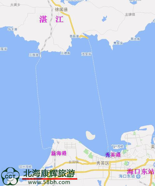 海口坐船码头,广西北海旅行社,