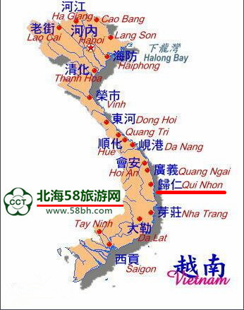 越南地图,越南旅游,