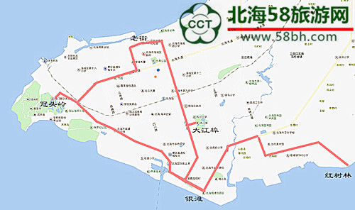 北海市内一日游,广西北海旅行社,