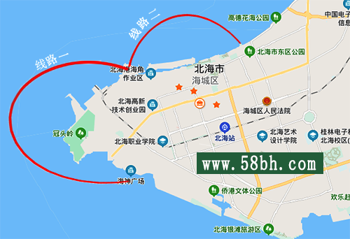 北海环岛游,广西北海旅游,