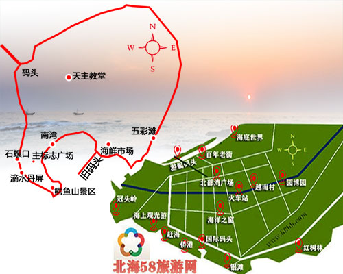 常州到北海涠洲岛旅游,广西北海旅行社,