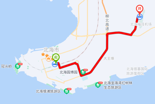 北海机场，广西北海旅游