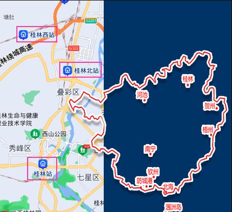 北海坐动车到桂林要多久,动车票多少钱,北海到桂林旅游