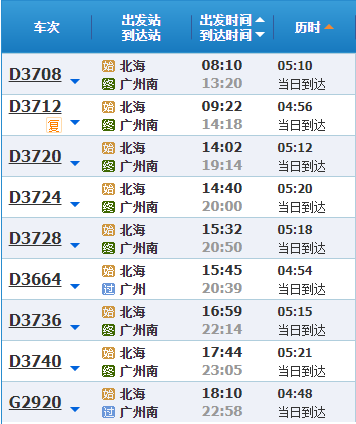 广州到北海五日游,广州到北海旅游