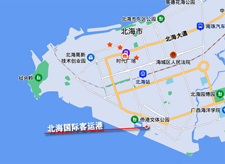 北海涠洲岛码头电话,北海到涠洲岛
