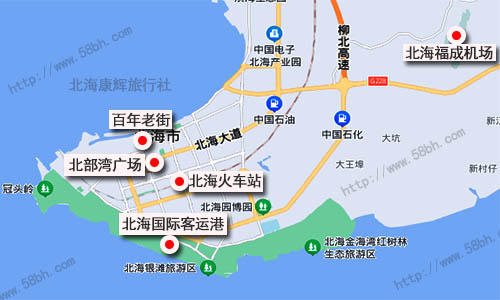 北海地图