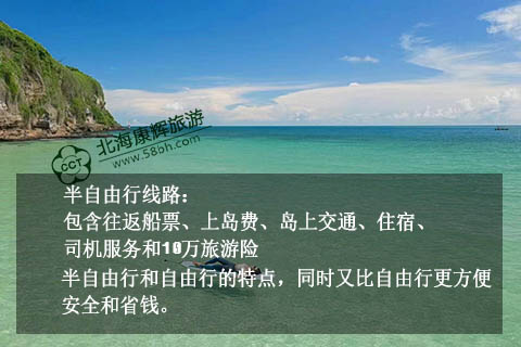 北海机场到涠洲岛码头有多远