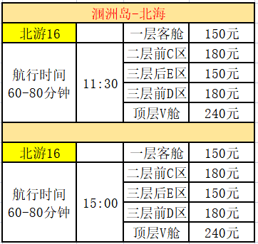 中秋节北海涠洲岛旅游