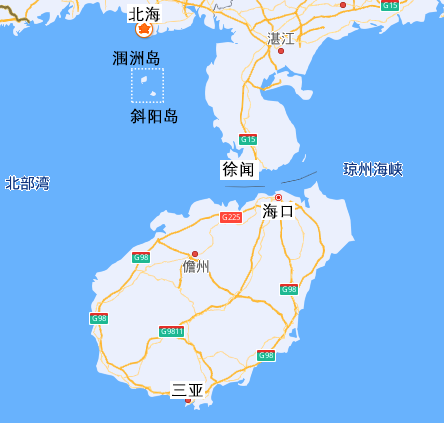 北海有到三亚的汽车