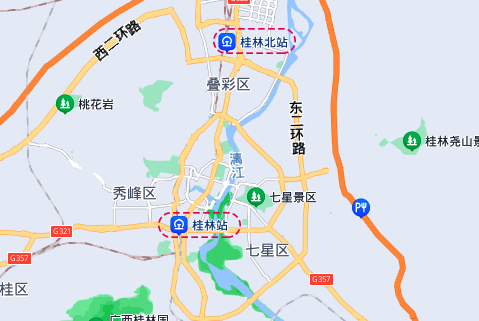北海到桂林的动车票要200元