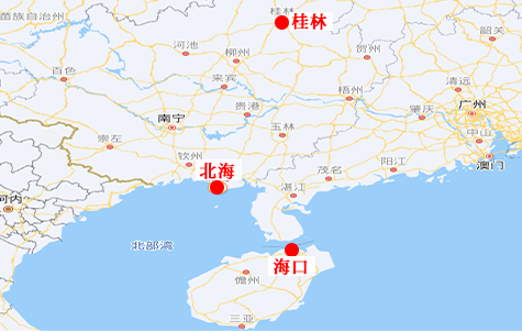 从海口到桂林怎么走