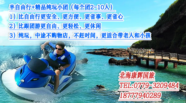 北海到涠洲岛两日游多少钱