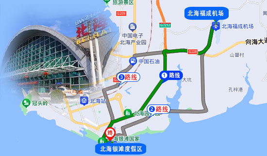 北海机场到银滩要多长时间