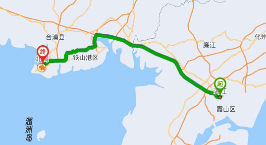 湛江,到,北海,有,多,远,怎么,走,